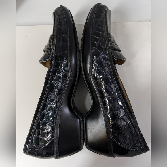 Softspots Patent Leather Black Penny Loafers size 8N - Picture 8 of 11